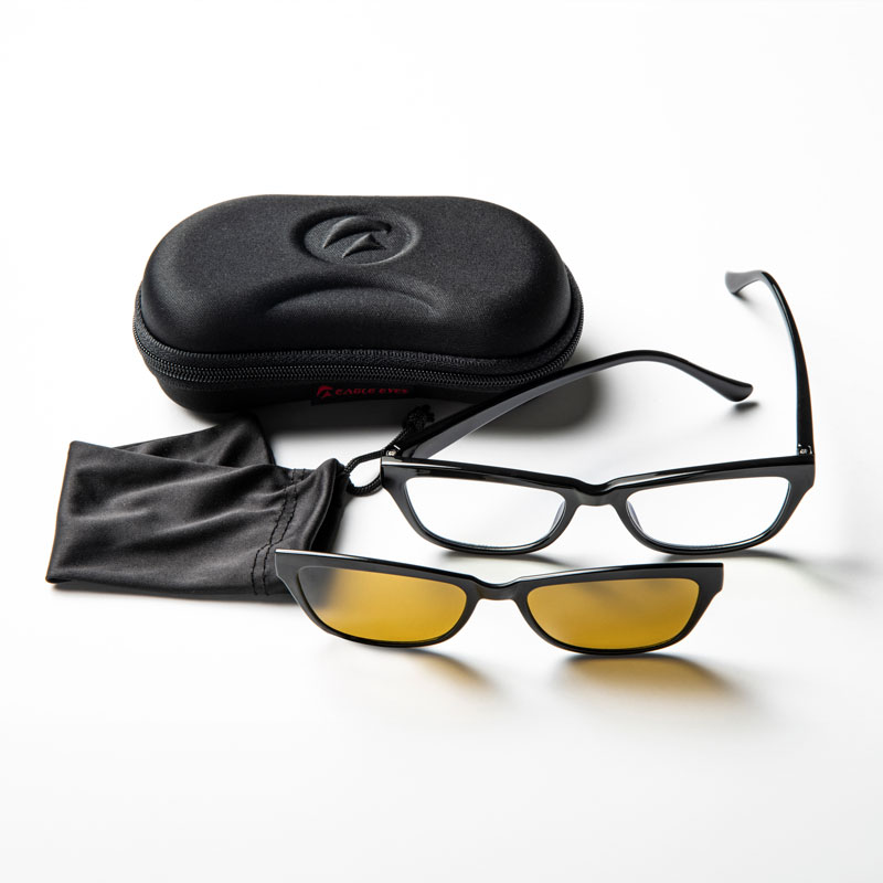 Eagle Eyes 2 IN 1 Cat Eye Progressive Readers (Black)